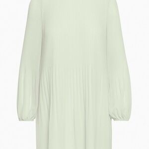 Aritzia Wilfred Daydreamer Mini dress in Rainwash green